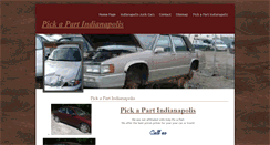 Desktop Screenshot of pickapartindianapolis.com