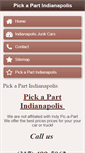 Mobile Screenshot of pickapartindianapolis.com